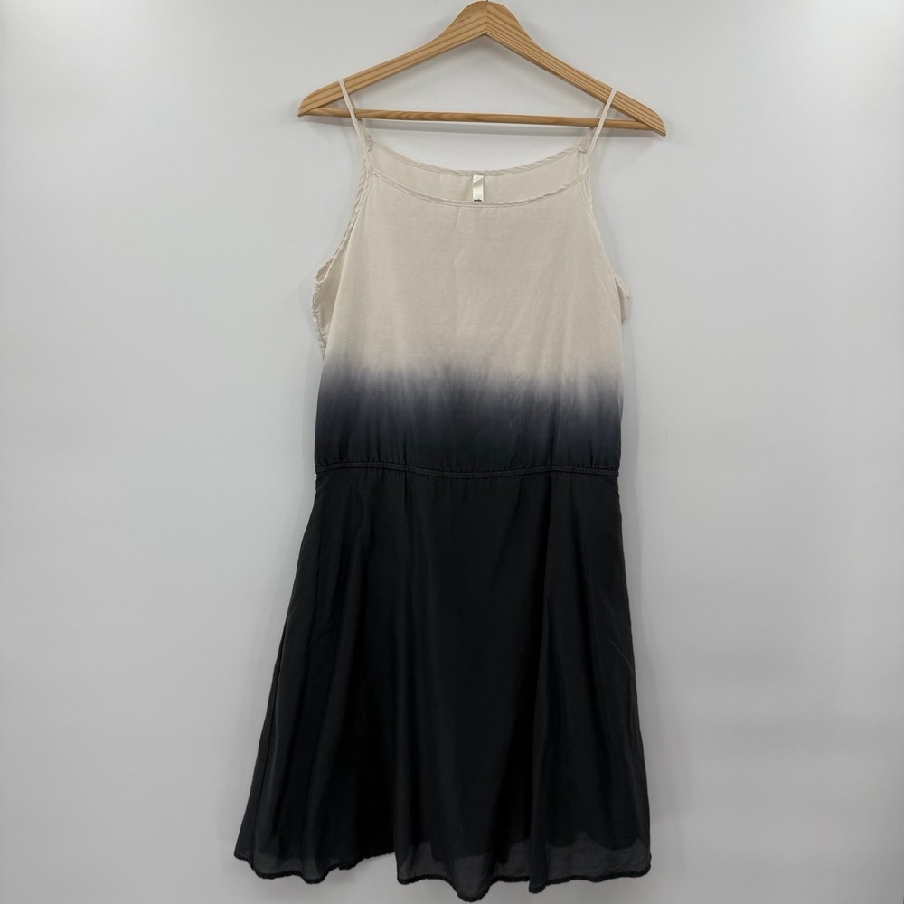 Women's  fluxus‎ silk blend black white dress small